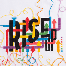 Load image into Gallery viewer, PRE - ORDER:: Rise Up - Modern Cross Stitch Kit - Fully Stitched - Stitchsperation
