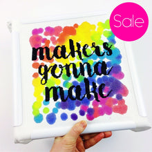 Load image into Gallery viewer, Seconds Sale - Makers gonna make - Modern Cross Stitch Kit - Stitchsperation