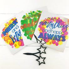 Load image into Gallery viewer, Seconds Sale - Merry and Bright - Photographic Christmas Card - Stitchsperation