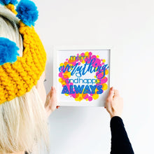 Load image into Gallery viewer, Seconds Sale - Merry Everything and Happy Always - Modern Christmas Cross Stitch Kit - Stitchsperation