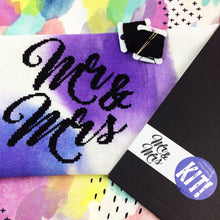 Load image into Gallery viewer, Seconds Sale - Mr & Mrs - Modern Cross Stitch Kit - Stitchsperation