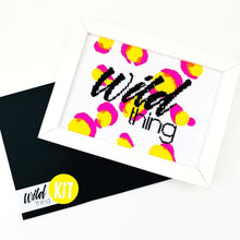 Load image into Gallery viewer, Wild Thing - Modern Cross Stitch Mini Kit - Stitchsperation