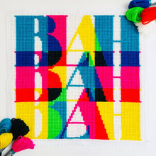 Load image into Gallery viewer, Blah Blah Blah - Chunky Cross Stitch Kit - Stitchsperation
