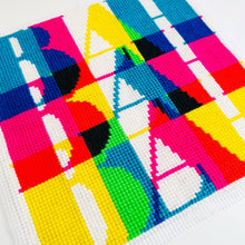 Load image into Gallery viewer, Blah Blah Blah - Chunky Cross Stitch Kit - Stitchsperation