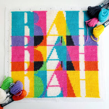 Load image into Gallery viewer, Blah Blah Blah - Chunky Cross Stitch Kit - Stitchsperation