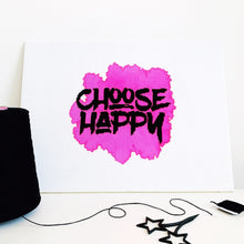 Load image into Gallery viewer, Choose Happy - Modern Cross Stitch Kit - Stitchsperation