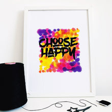 Load image into Gallery viewer, Choose Happy - Modern Cross Stitch Kit - Stitchsperation