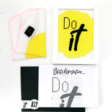 Load image into Gallery viewer, Do It - Mini Modern Cross Stitch Kit - Stitchsperation