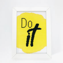 Load image into Gallery viewer, Do It - Mini Modern Cross Stitch Kit - Stitchsperation
