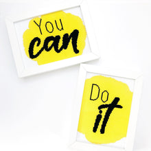 Load image into Gallery viewer, Do It - Mini Modern Cross Stitch Kit - Stitchsperation