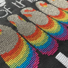 Load image into Gallery viewer, Follow the Call - Limited Edition Modern Cross Stitch Kit - Fully Stitched - Stitchsperation