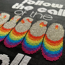 Load image into Gallery viewer, Follow the Call - Limited Edition Modern Cross Stitch Kit - Fully Stitched - Stitchsperation