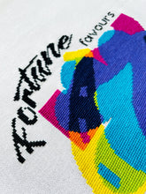 Load image into Gallery viewer, Fortune Favours the Bold - Modern Cross Stitch Kit - Fully Stitched - Stitchsperation