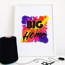 Load image into Gallery viewer, Go Big or Go Home - Modern Cross Stitch Kit - Stitchsperation
