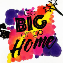 Load image into Gallery viewer, Go Big or Go Home - Modern Cross Stitch Kit - Stitchsperation