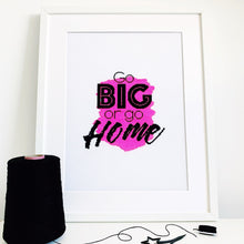Load image into Gallery viewer, Go Big or Go Home - Modern Cross Stitch Kit - Stitchsperation
