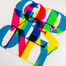 Load image into Gallery viewer, Good Vibes Only - Chunky Cross Stitch Kit - Stitchsperation