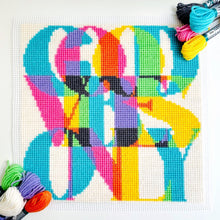 Load image into Gallery viewer, Good Vibes Only - Chunky Cross Stitch Kit - Stitchsperation