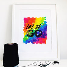 Load image into Gallery viewer, Let it go - Modern Cross Stitch Kit - Stitchsperation
