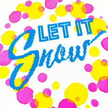 Load image into Gallery viewer, Let it Snow - Modern Christmas Cross Stitch Kit - Stitchsperation