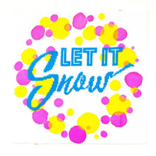 Load image into Gallery viewer, Let it Snow - Modern Christmas Cross Stitch Kit - Stitchsperation