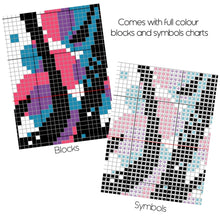 Load image into Gallery viewer, Let's Get Lost - Modern Cross Stitch Kit - Fully Stitched - Stitchsperation