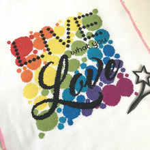 Load image into Gallery viewer, Live What You Love - Modern Cross Stitch Kit - Fully Stitched - Stitchsperation