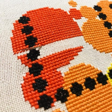 Load image into Gallery viewer, Live What You Love - Modern Cross Stitch Kit - Fully Stitched - Stitchsperation