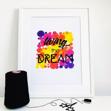 Load image into Gallery viewer, Living the Dream - Modern Cross Stitch Kit - Stitchsperation