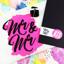 Load image into Gallery viewer, Mr & Mr - Modern Cross Stitch Kit - Stitchsperation