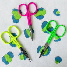 Load image into Gallery viewer, Neon Brights Embroidery Scissors - Stitchsperation
