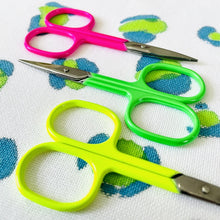 Load image into Gallery viewer, Neon Brights Embroidery Scissors - Stitchsperation
