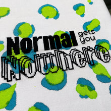 Load image into Gallery viewer, Normal Gets You Nowhere - Modern Cross Stitch Kit - Stitchsperation
