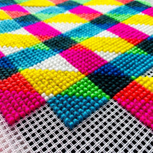 Load image into Gallery viewer, *PRE-ORDER* CMYK Grid - Chunky Cross Stitch Kit - Stitchsperation