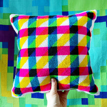 Load image into Gallery viewer, *PRE-ORDER* CMYK Grid - Chunky Cross Stitch Kit - Stitchsperation