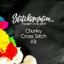 Load image into Gallery viewer, *PRE-ORDER* CMYK Grid - Chunky Cross Stitch Kit - Stitchsperation