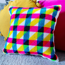 Load image into Gallery viewer, *PRE-ORDER* CMYK Grid - Chunky Cross Stitch Kit - Stitchsperation