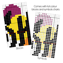 Load image into Gallery viewer, Shine On - Modern Mini Cross Stitch Kit - Fully Stitched - Stitchsperation