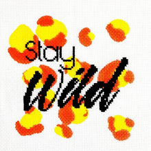 Load image into Gallery viewer, Stay Wild - Modern Cross Stitch Mini Kit - Stitchsperation