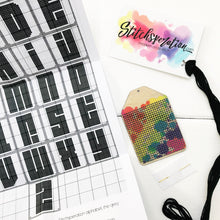 Load image into Gallery viewer, Stitchsperation Rainbow Tag - DIY Stitchable Gift Tag - Stitchsperation