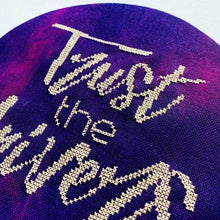 Load image into Gallery viewer, Trust The Universe - Limited Edition Modern Cross Stitch Kit - Stitchsperation