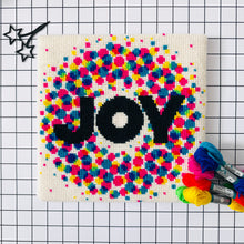 Load image into Gallery viewer, JOY - Chunky Cross Stitch Kit
