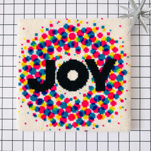 Load image into Gallery viewer, JOY - Chunky Cross Stitch Kit
