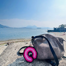 Load image into Gallery viewer, ::PRE ORDER:: Neon Style Chunky Cross Stitch Bag Charm Kit
