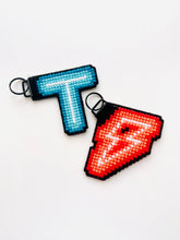 Load image into Gallery viewer, ::PRE ORDER:: Neon Style Chunky Cross Stitch Bag Charm Kit
