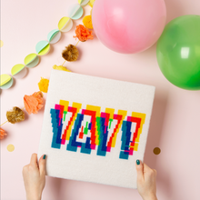 Load image into Gallery viewer, ::PRE-ORDER:: YAY! - Chunky Cross Stitch Kit
