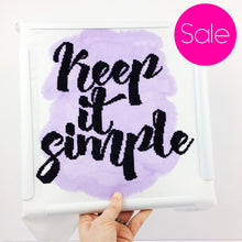 Load image into Gallery viewer, Seconds Sale - Keep it Simple - Modern Cross Stitch Kit - Stitchsperation
