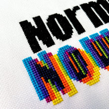 Load image into Gallery viewer, Normal gets you Nowhere - Modern Cross Stitch Kit - Fully Stitched - Stitchsperation
