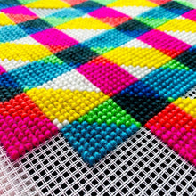 Load image into Gallery viewer, *PRE-ORDER* CMYK Grid - Chunky Cross Stitch Kit - Stitchsperation
