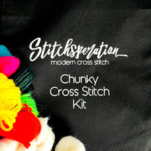 Load image into Gallery viewer, *PRE-ORDER* CMYK Wow - Chunky Cross Stitch Kit - Stitchsperation
